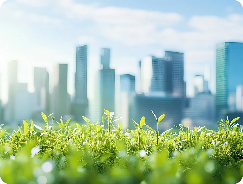 工場エリアに並んだ自動販売機